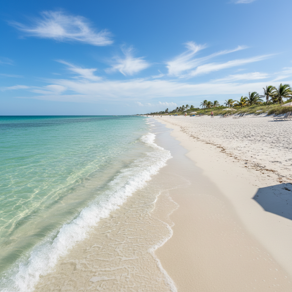 Florida White Sandy Beach
